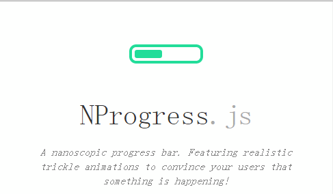NProgress 加载进度条使用(vue 中使用)